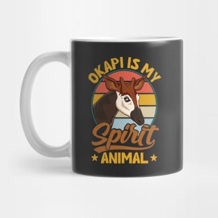 Okapi is my Spirit Animal - Congolese Giraffe Mug